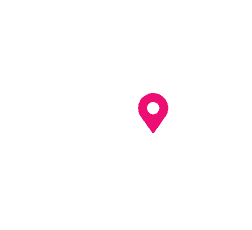 map outline london pink