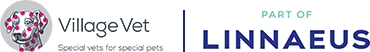 village vet linnaeus logo lockup